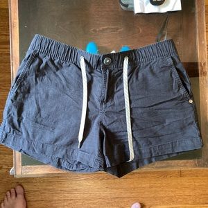 Vuori Ripstop Charcoal Shorts Size Small
